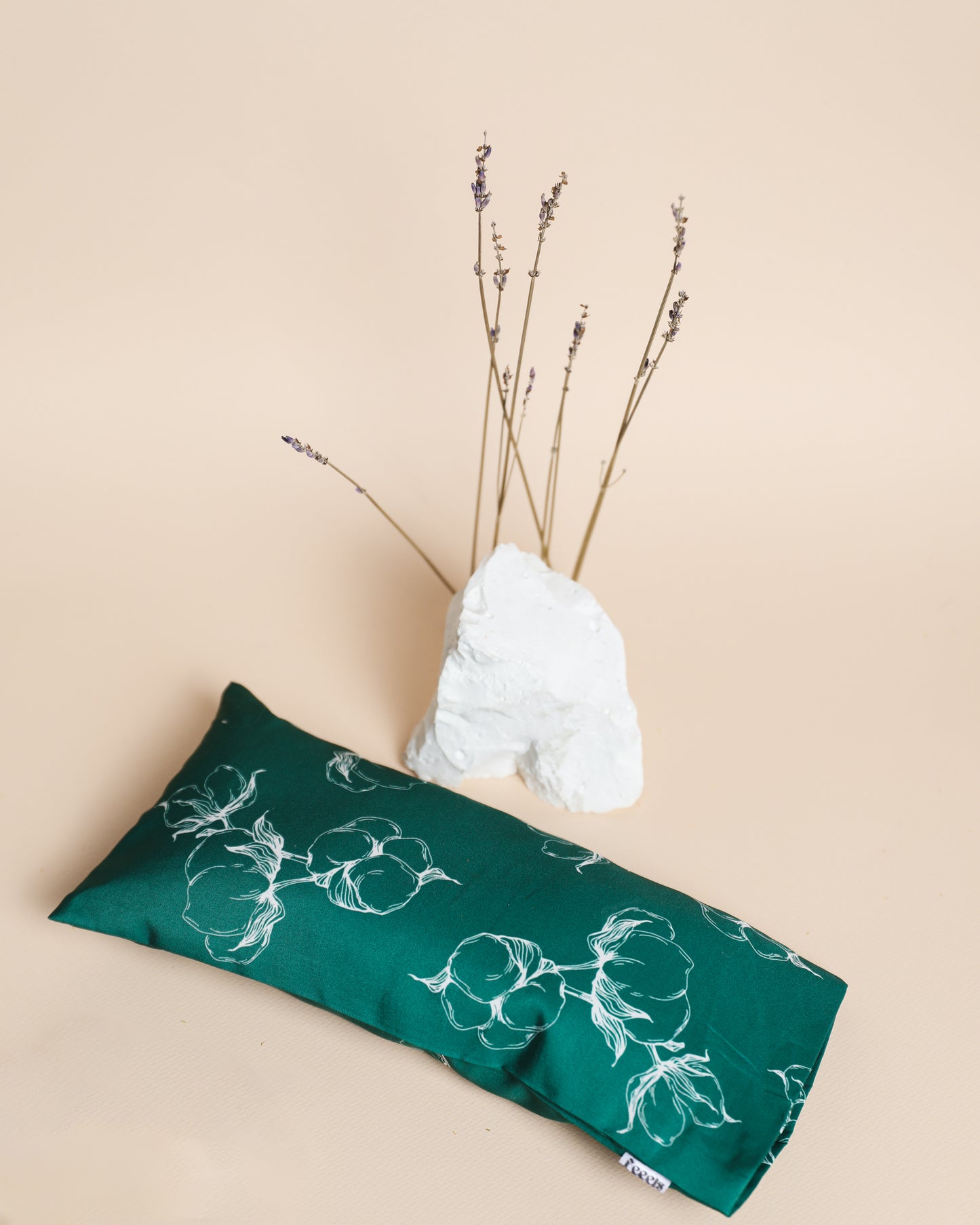 Lavender Aromatherapy Sleep Eye Pillow - Cotton Green