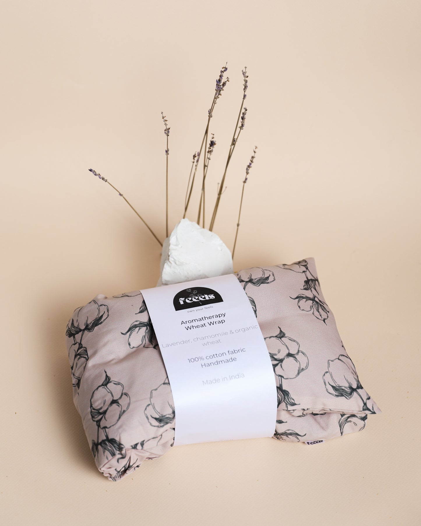 Lavender Muscle Pain Relief Wheat Bag - Cotton Pink