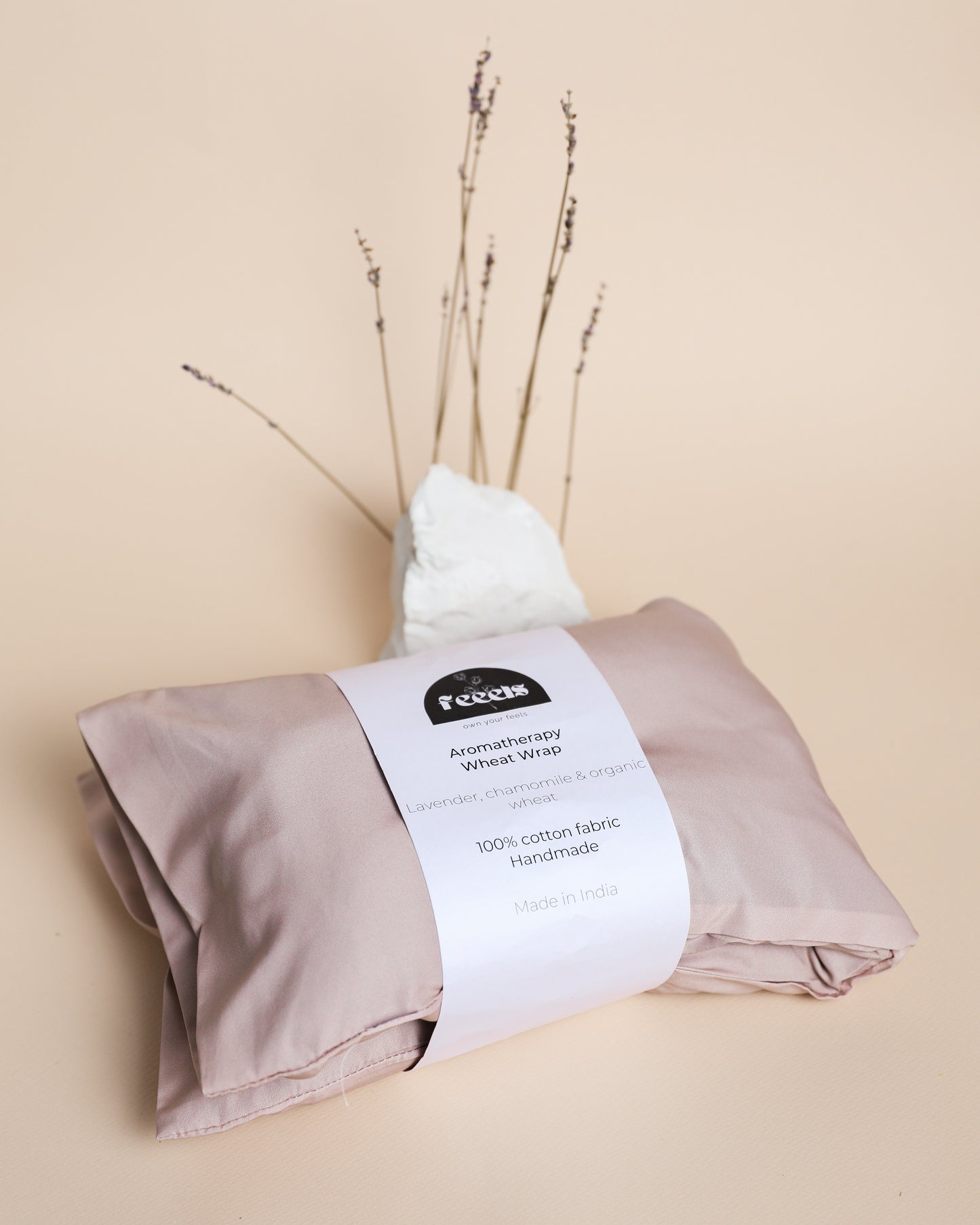 Lavender Muscle Pain Relief Wheat Bag - Plain Pink