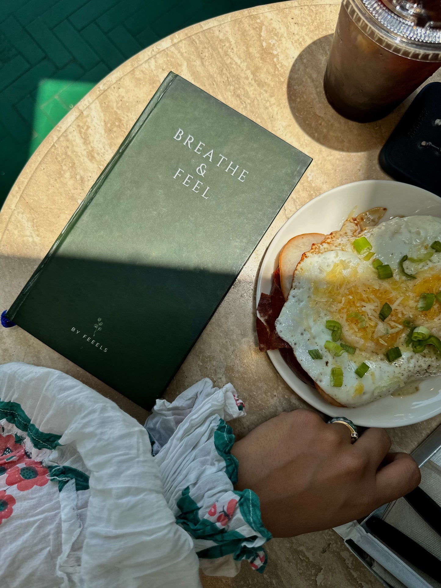 Breathe & Feel Wellness Journal Diary - Green