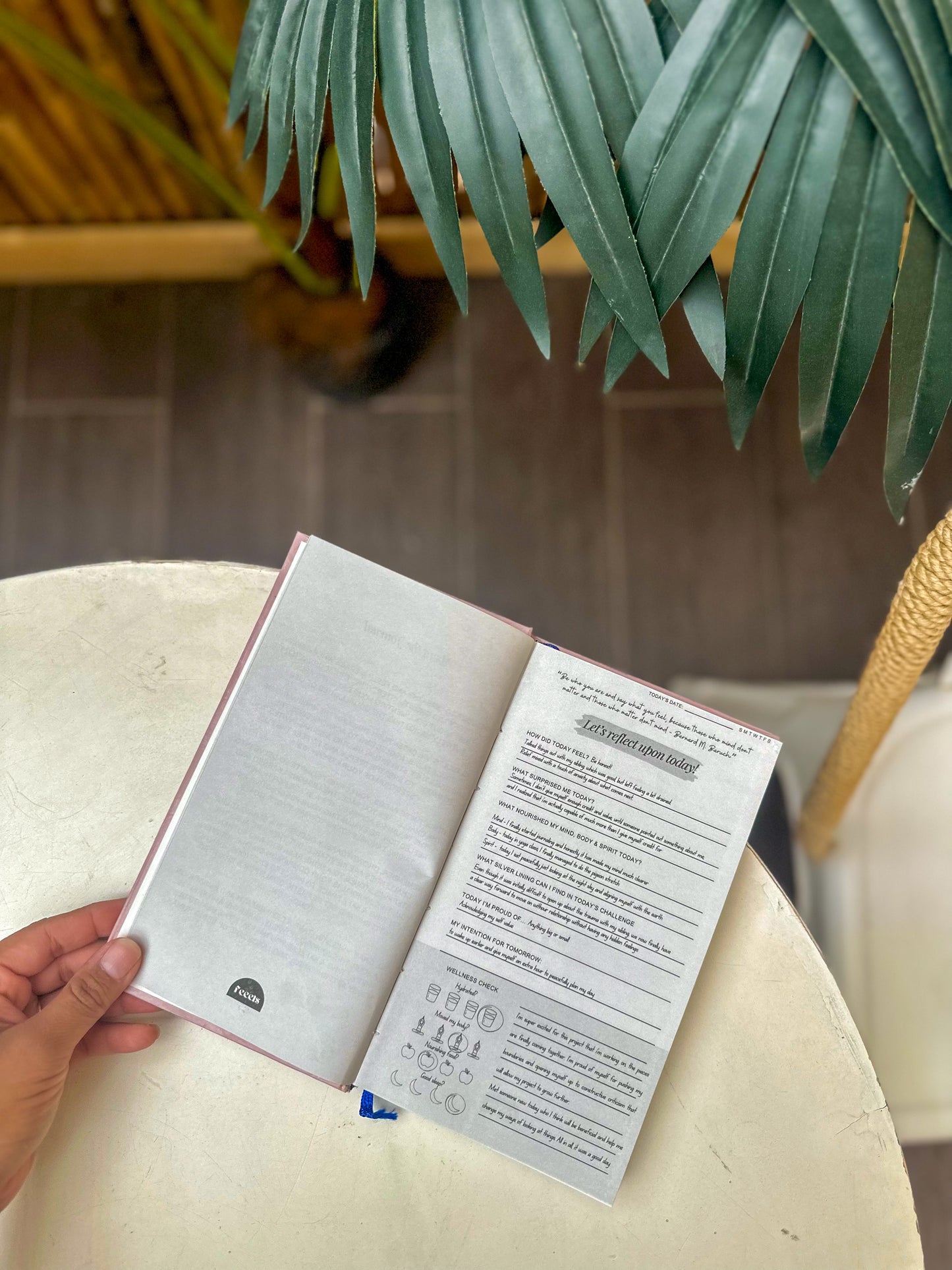 Breathe & Feel Wellness Journal Diary - Green
