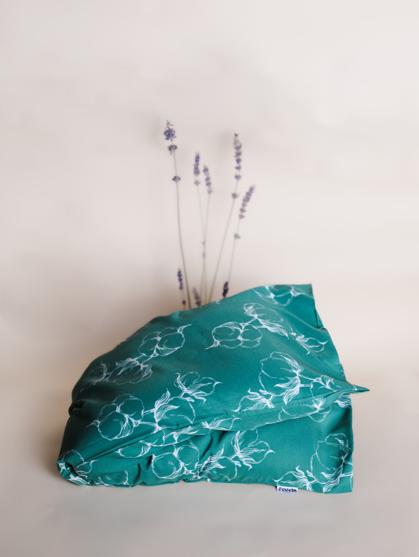 Lavender Muscle pain relief Wheat Bag - Cotton Green