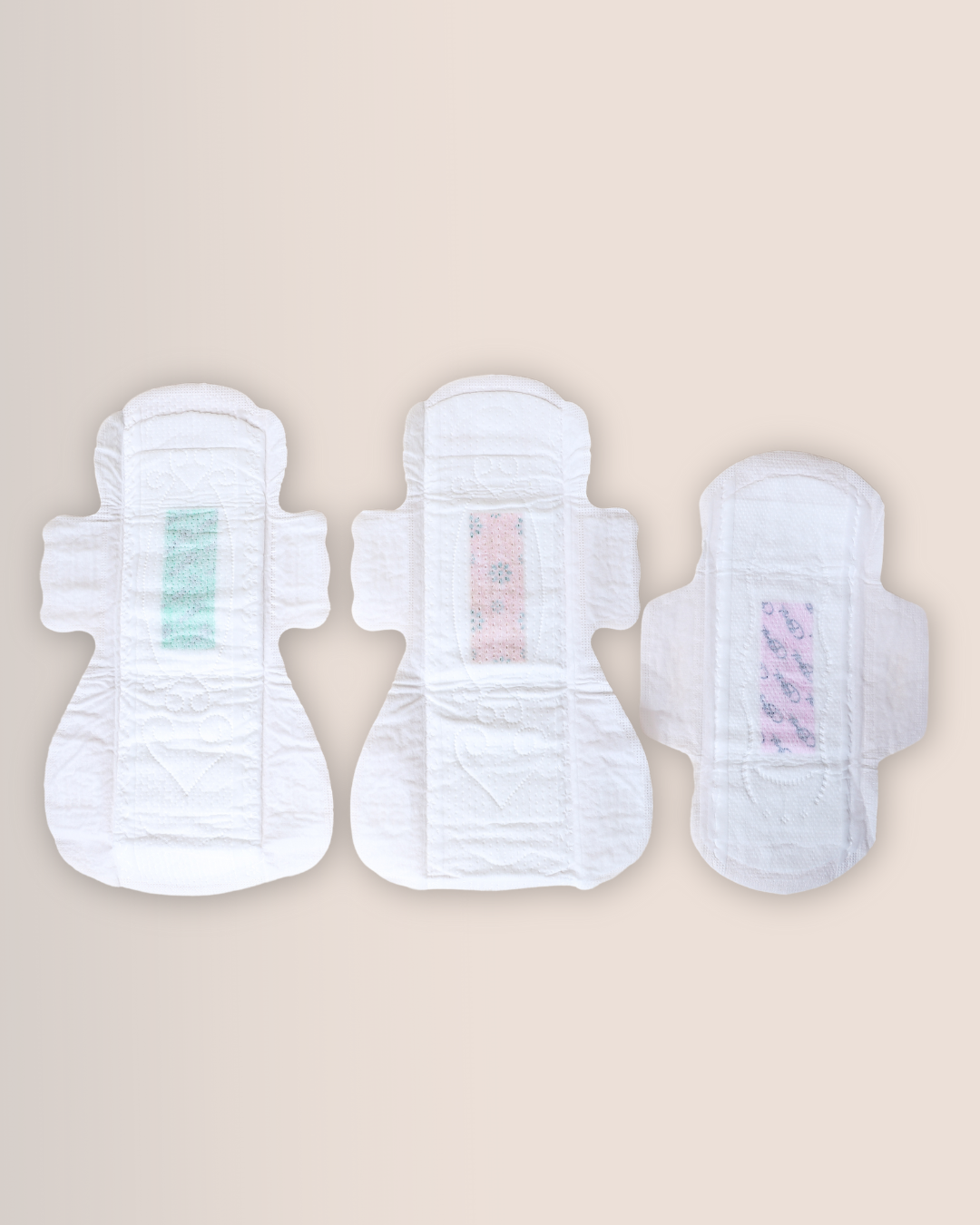 Natural Cotton Ultra Thin Sanitary Pads with Anion Strip - XXL, Heavy flow, Pack of 6