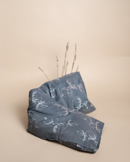 Lavender Muscle Pain Relief Wheat Bag - Cotton Grey